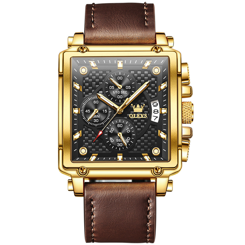 OLEVS Watches for Man 9925 Golden Black