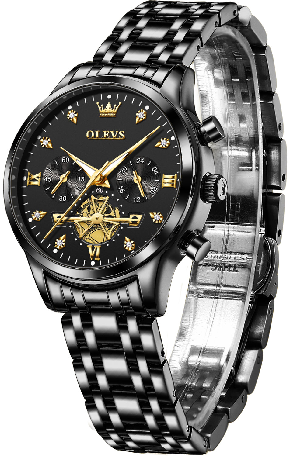 OLEVS Watches for Woman 2897 All Black