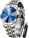 OLEVS Watches for Man 3615 Golden Blue