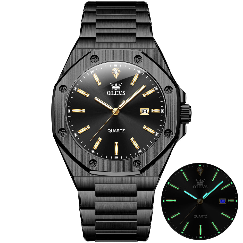 OLEVS Watches for Man 3613 All Black