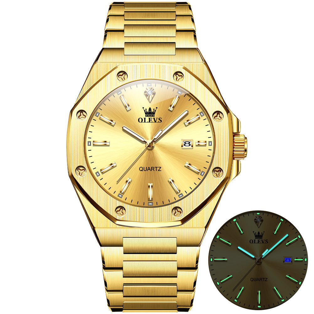 OLEVS Watches for Man 3613 Golden