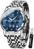 OLEVS Watches for Man 2858 Blue
