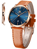 OLEVS Watches for Woman 5869 Rose Blue -PY