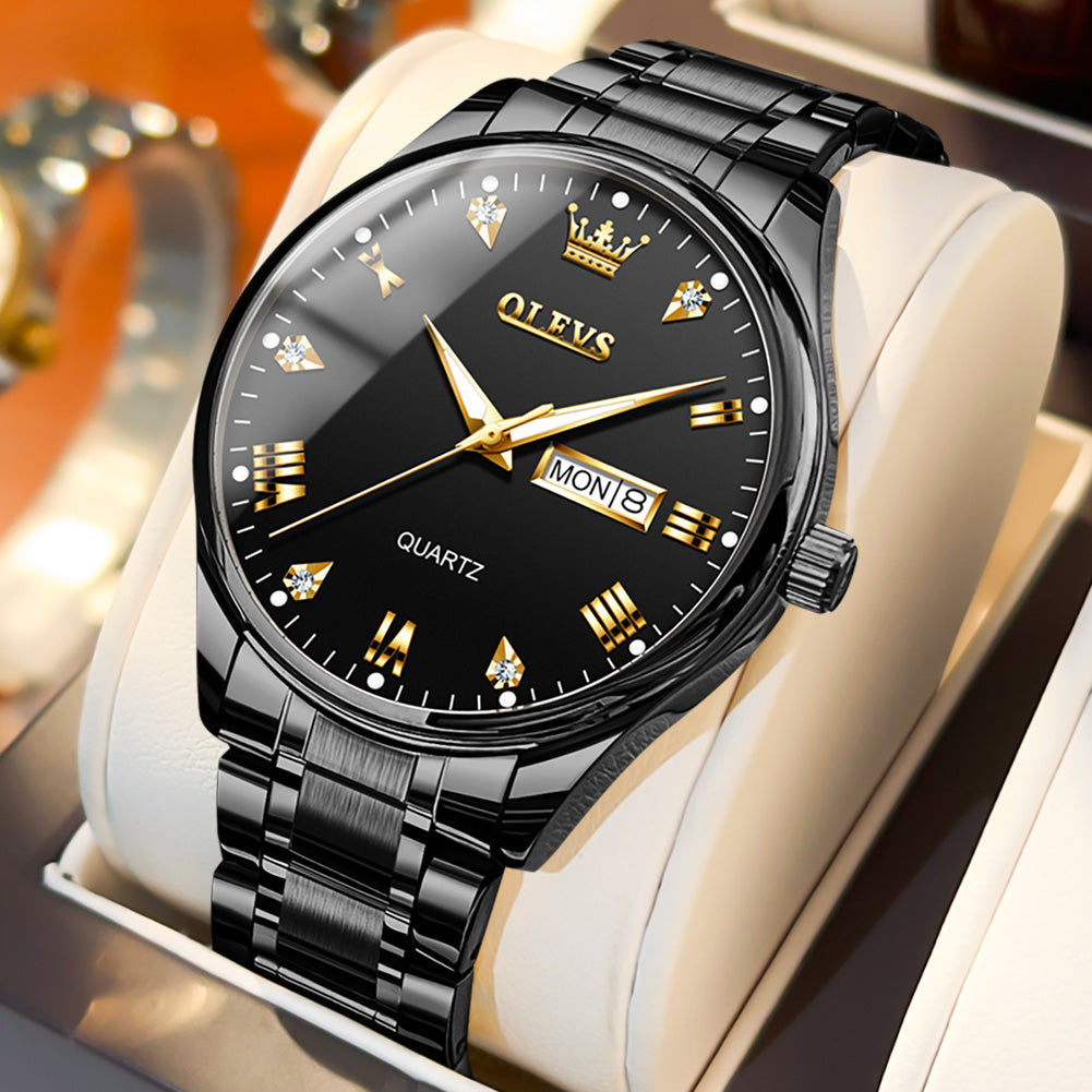 OLEVS Watches for Man 5563 All Black