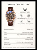 OLEVS Watches for Man 2871  Rose Cafe