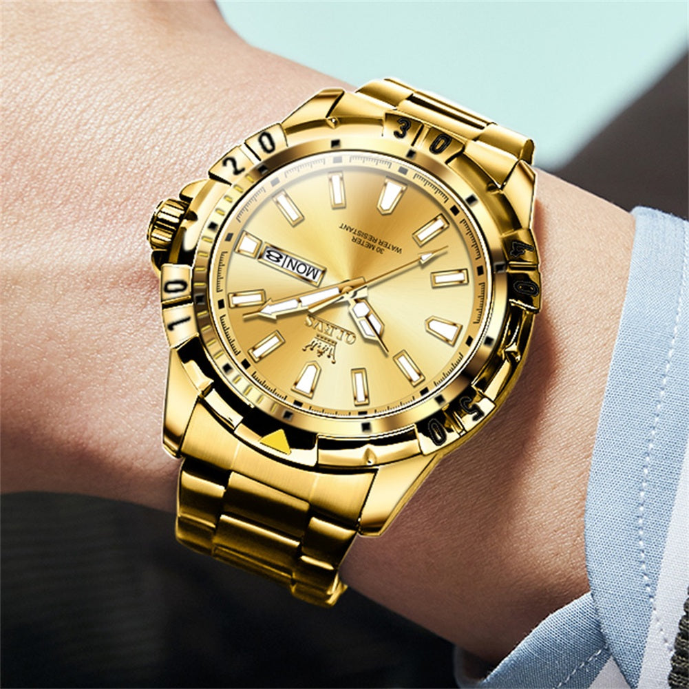 Two Tone Strap-Full Gold