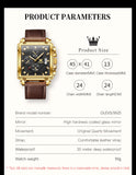OLEVS Watches for Man 9925 Golden Black