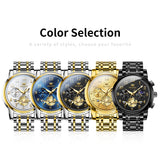 OLEVS Watches for Man 2900 Golden Black
