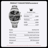 OLEVS Watches for Man 2730 Black