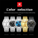 OLEVS Watches for Man 3613 White