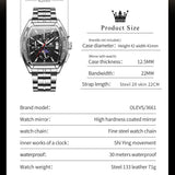 OLEVS Watches for Men 3661-BH