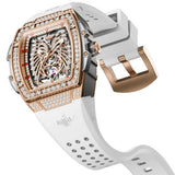 OUPINKE 3225 Self Winding Black Watches for Men Luxury Business Dress Mens Watch Reloj Para Hombre