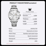 OLEVS Watches for Man 2730 White