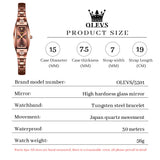 OLEVS Watches for Woman 5501 Rose