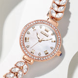 OLEVS Watches for Woman 9971 Rose White