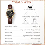 OLEVS Watches for Woman 5532 Golden Black