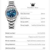 OLEVS Watches for Women 9945-BL