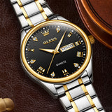 OLEVS Watches for Man 5563 Golden Black