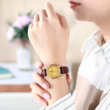 Brown Strap-Full Gold