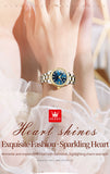 OLEVS 7003 Automatic Watches for Women Stainless Steel Durable Women's Watches Waterproof Business Womens Luxury Watches Fashion Luminous Date Self Winding Watches for Women Reloj para Mujer