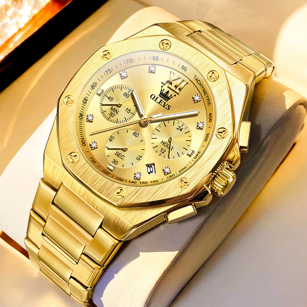OLEVS Watches for Man 3626 Golden