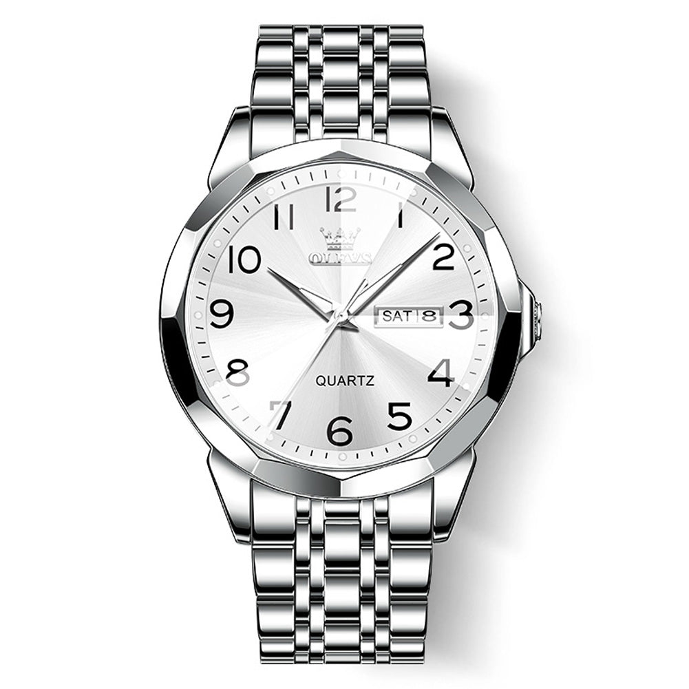 Silver Strap - White Dial Silver Trim