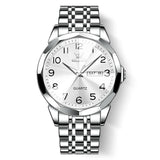 Silver Strap - White Dial Silver Trim