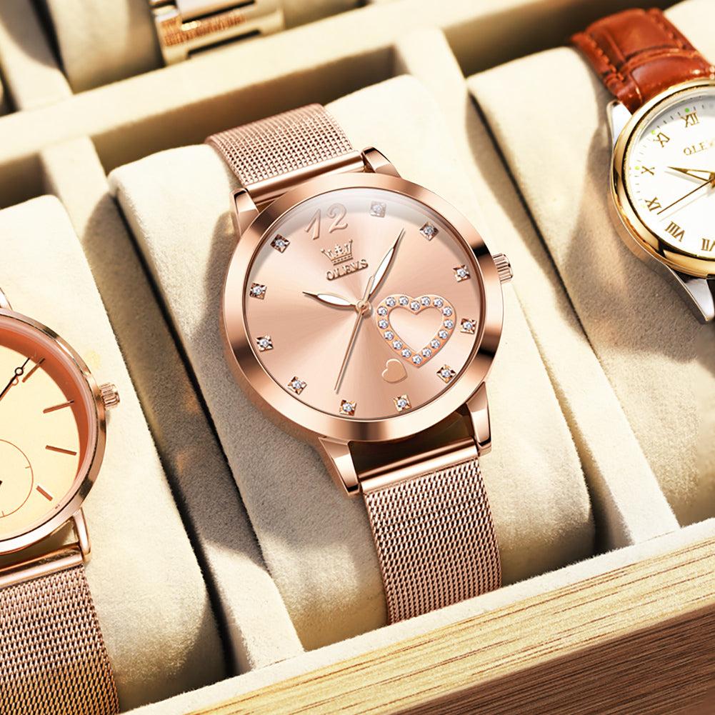 OLEVS Watches for Woman 5189 Rose Pink