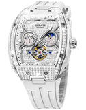 OLEVS 6016 Womens Automatic Watch Self Winding Original Diamond Luxury Date Ladies Dress Classic Luminous Waterproof Wrist Watches