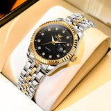 OLEVS Watches for Woman 5526 Golden Black