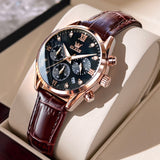 OLEVS Watches for Woman 5532 Rose Black