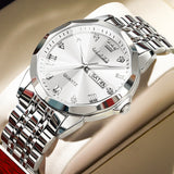 OLEVS Watches for Man 9931 White