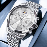 OLEVS Watches for Man 3673 White
