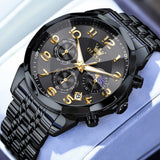 OLEVS Watches for Man 3676 All Black