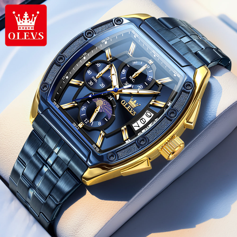 OLEVS Watches for Man 3661 All Blue