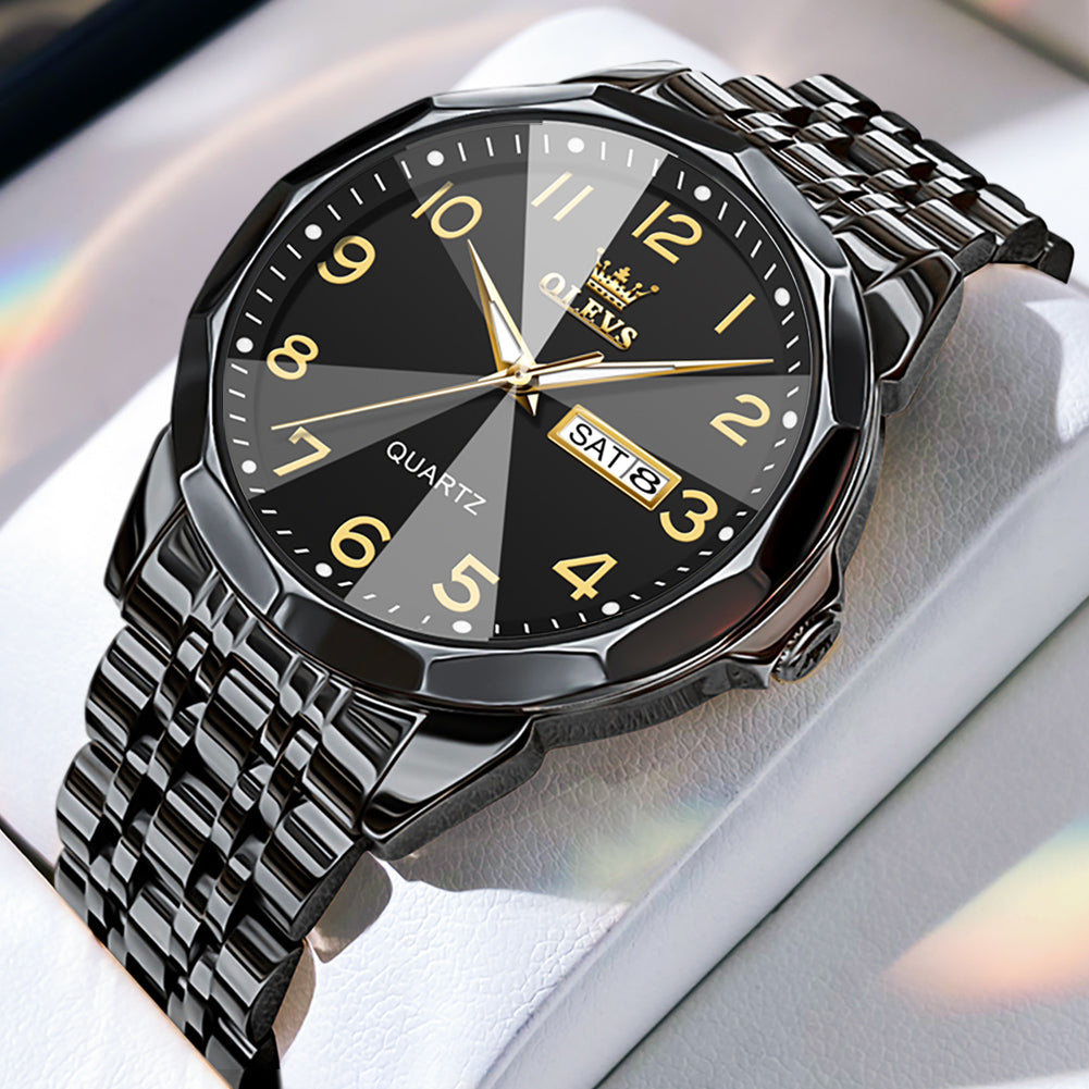 OLEVS Watches for Man 9970 All Black