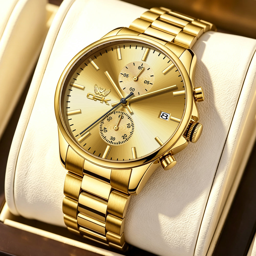 OLEVS Watches for Man 8197 Golden