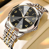 OLEVS Watches for Man 9970 Golden Black