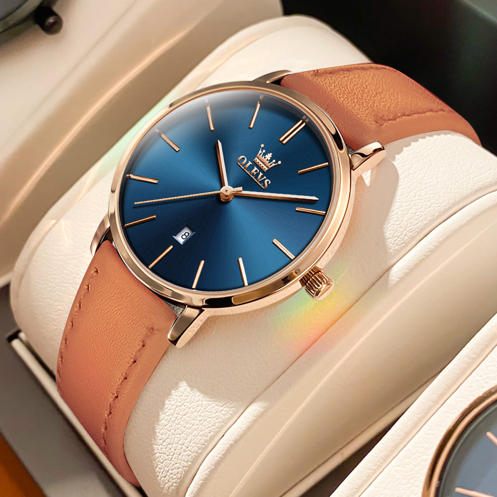 OLEVS Watches for Woman 5869 Rose Blue -PY
