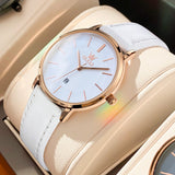 OLEVS Watches for Woman 5869 Rose White -PB