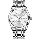 Silver Strap - White Dial Silver Trim