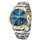 OLEVS Watches for Man 2730 Golden Blue