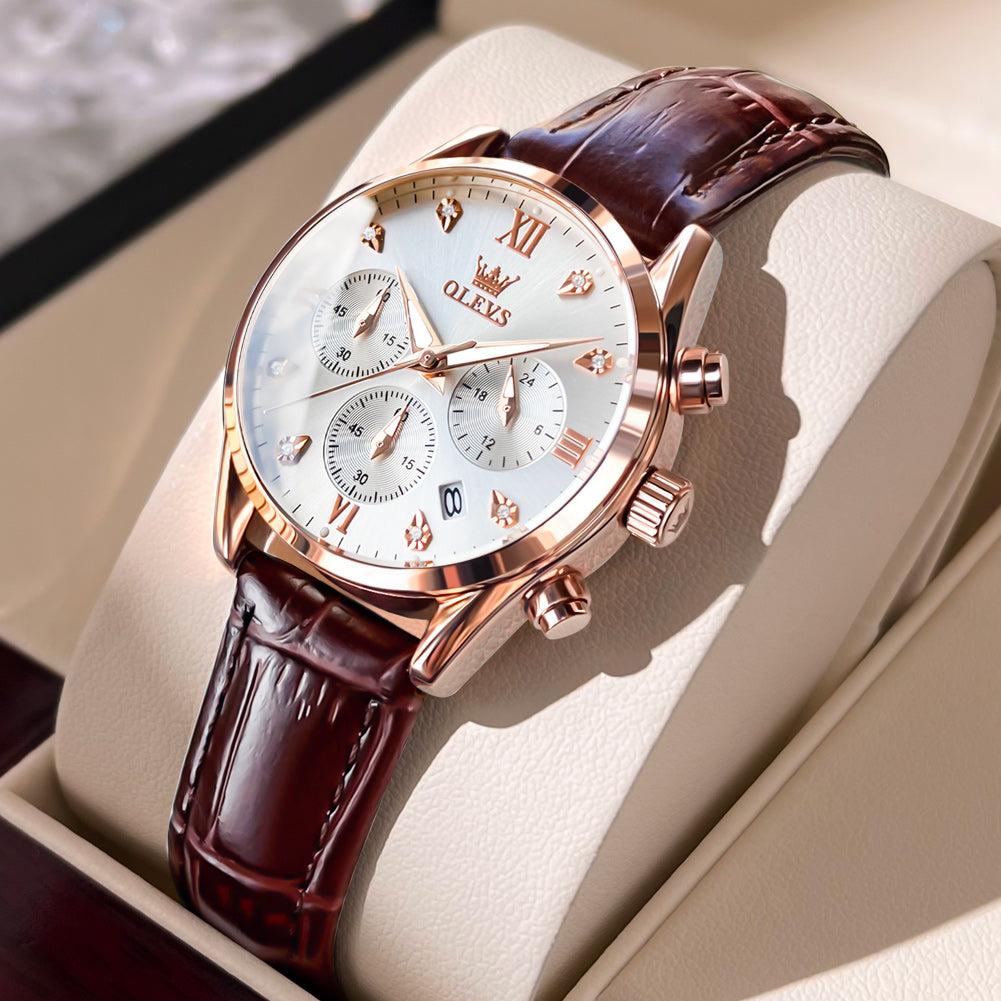 OLEVS Watches for Woman 5532 Rose White