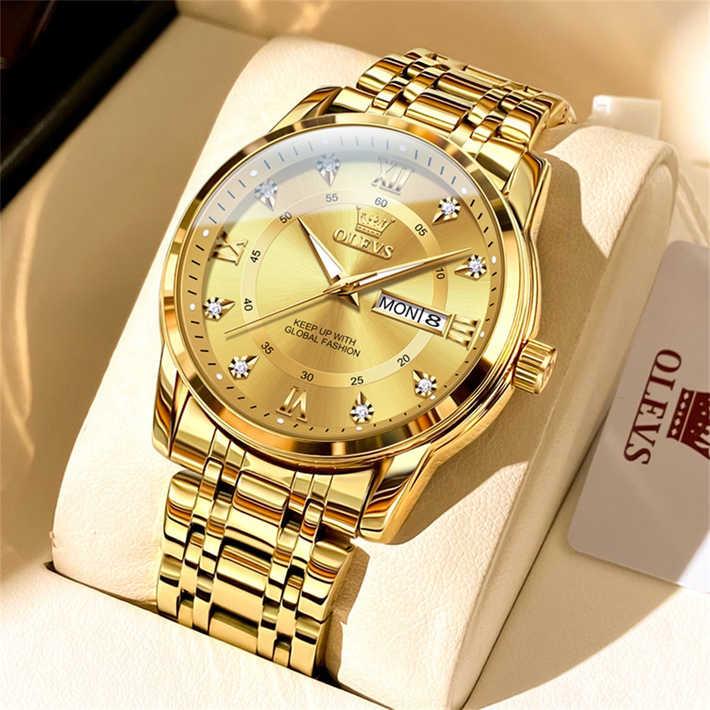 OLEVS Watches for Man 5513 Golden