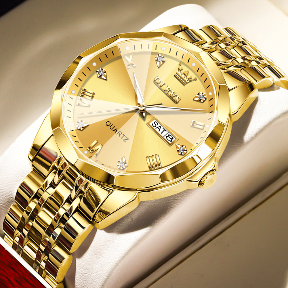 OLEVS Watches for Man 9931 Golden