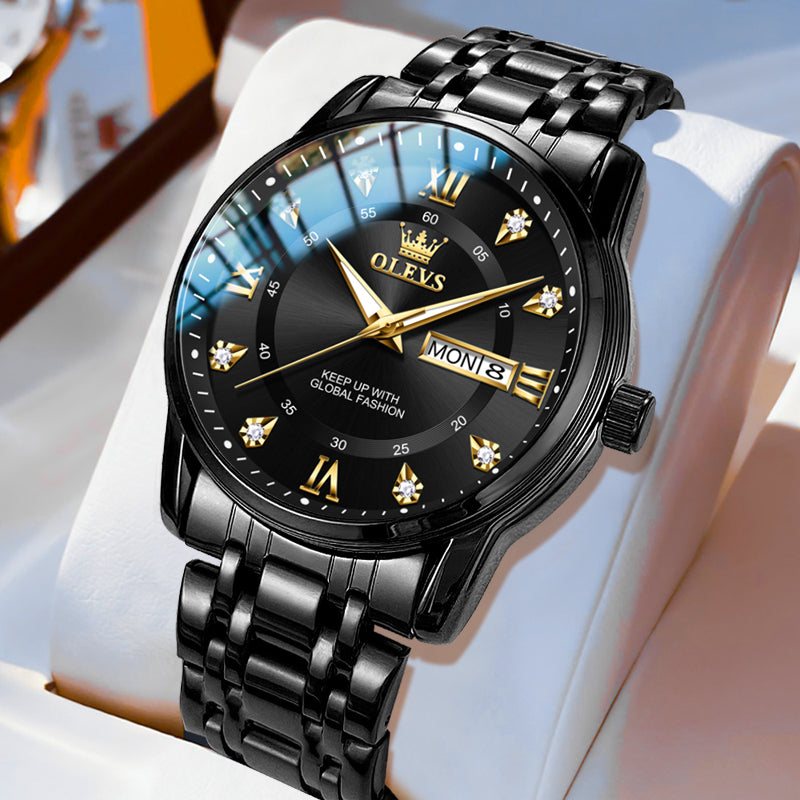 OLEVS Watches for Man 5513 All Black