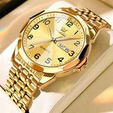 OLEVS Watches for Man 9970 Golden