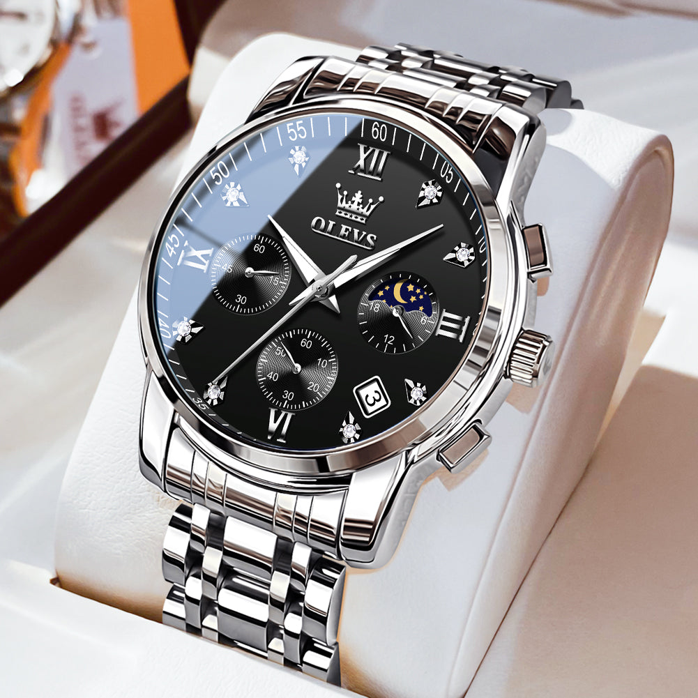 OLEVS Watches for Man 2858 Black