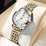 OLEVS Watches for Woman 9970 Golden White