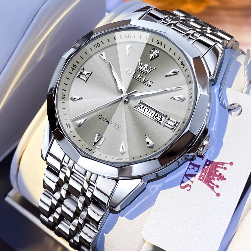 OLEVS Watches for Man 9998 Gray